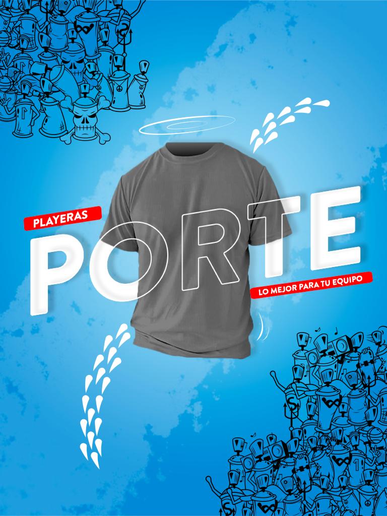 PLAYERAS PORTE