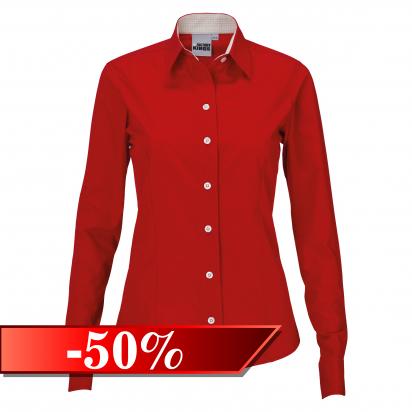 BLUSA CORPORATIVA ML FACTORY KINGS GABARDINA