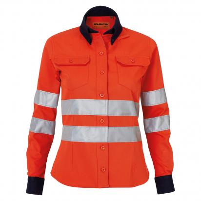 CAMISOLA INDUSTRIAL DAMA HI-VIS NARANAJA ROUGHTEK